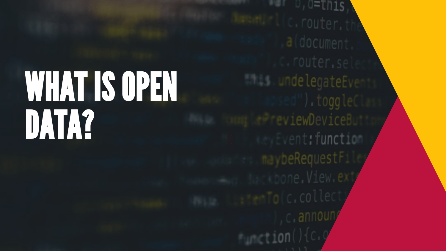 Promoting transparency and citizen participation through Open Data